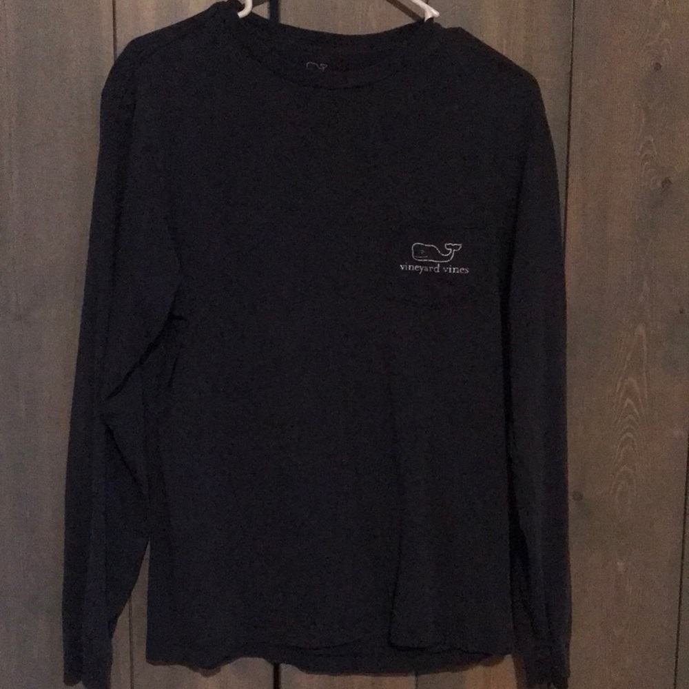 Navy Blue Vineyard Vibes long sleeved tee
